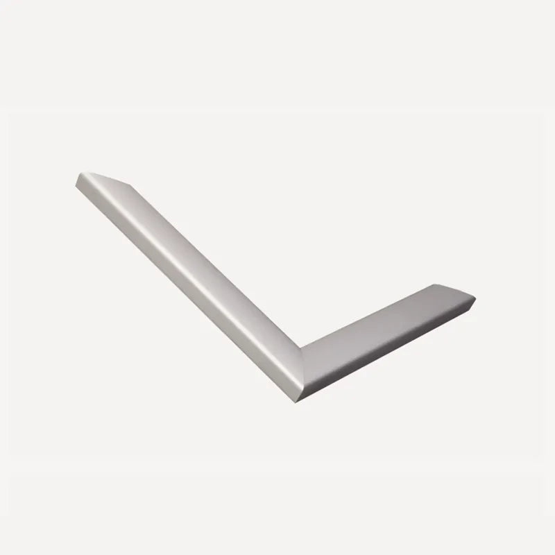 Mitred corner of our silver moulding